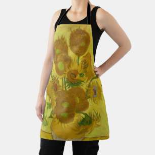 Van Gogh Painting Artによるひまわり エプロン