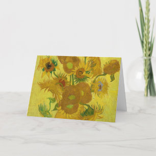 Van Gogh Painting Artによるひまわり カード