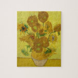 Van Gogh Painting Artによるひまわり ジグソーパズル<br><div class="desc">黄色は幸福の色。ヴァン・ゴッホにとって特別な意味がある。この絵画色は黄色に支配され、私たち感じは太陽と生きる意志によって持ち込まれたエネルギーを作る。</div>