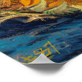 Van Gogh Painting Artによるひまわり ポスター (角)