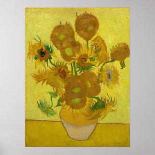 Van Gogh Painting Artによるひまわり ポスター