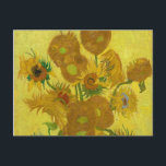 Van Gogh Painting Artによるひまわり ポストカード<br><div class="desc">黄色は幸福の色。ヴァン・ゴッホにとって特別な意味がある。この絵画色は黄色に支配され、私たち感じは太陽と生きる意志によって持ち込まれたエネルギーを作る。</div>