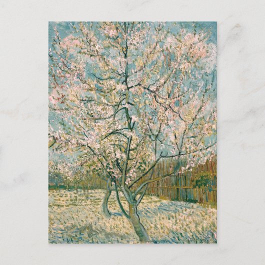 Van Gogh Pink Peach Tree in Blossom (F404) ポストカード (正面)