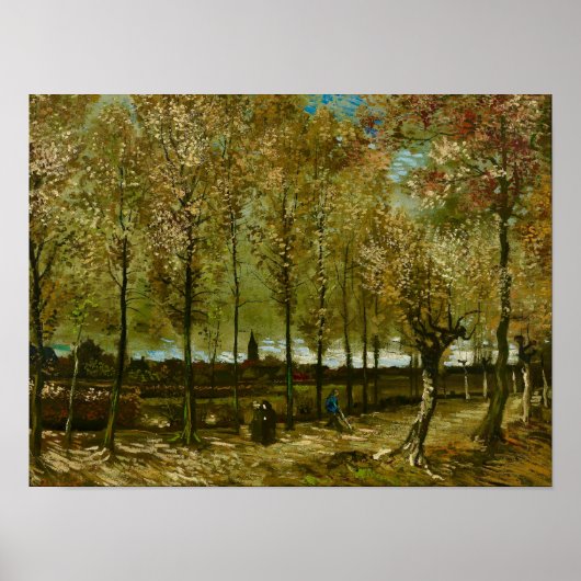 Van Gogh Poplars Near Nuenen Landscape  ポスター (正面)