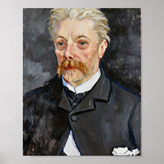 Van Gogh Portrait of Man with Mustache ポスター (正面)