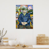 Van Gogh - Portrait of Pere Tanguy, fine art ポスター (キッチン)
