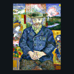 Van Gogh - Portrait of Pere Tanguy, fine art ポスター<br><div class="desc">Portrait of Pere Tanguy,  fine art painting by Vincent van Gogh</div>