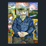 Van Gogh - Portrait of Pere Tanguy, fine art ポスター<br><div class="desc">Portrait of Pere Tanguy,  fine art painting by Vincent van Gogh</div>
