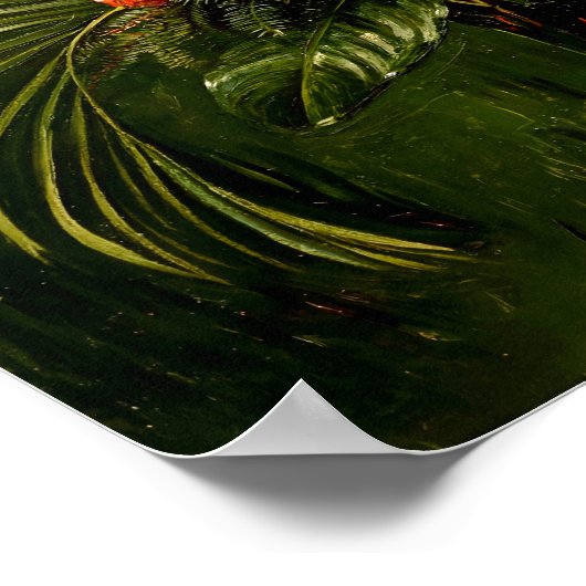 Van Gogh Protea and Other Flowers ポスター (角)