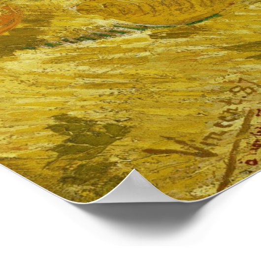 Van Gogh - Quinces, Lemons, Pears And Grapes ポスター (角)