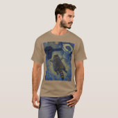Van Gogh Raccoon Drunk Passes Out in Bathroom Meme Tシャツ (正面フル)