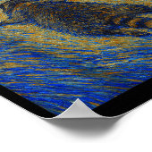 Van Gogh Raccoon Drunk Pes Out In Bathroom Meme  ポスター (角)