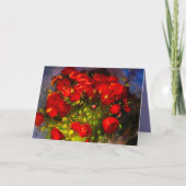 Van Gogh Red Poppies 招待状 (正面)