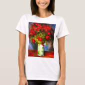 Van Gogh Red Poppies Tシャツ (正面)