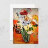 Van Gogh Roses and Anemones エンクロージャーカード (正面/裏面)