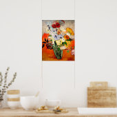 Van Gogh Roses and Anemones ポスター (キッチン)