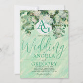 Van Gogh Roses Wedding Invitation 招待状 (正面)