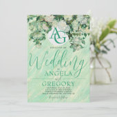 Van Gogh Roses Wedding Invitation 招待状 (スタンド正面)