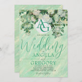 Van Gogh Roses Wedding Invitation 招待状 (正面/裏面)