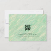 Van Gogh Roses Wedding Response Card 出欠カード (裏面)