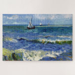 Van Gogh Sailboat Ocean Scene Jigsaw Puzzle ジグソーパズル<br><div class="desc">Vincent Van Gogh sailboat ocean painting as a jigsaw puzzle. Fun for the whole family. Choose size!</div>