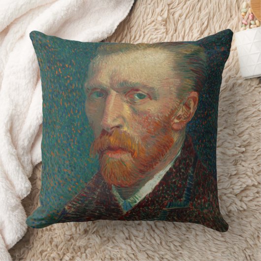 Van Gogh Self Portrait クッション (ブランケット)