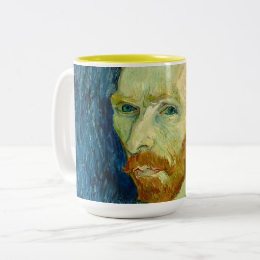 Van Gogh Self Portrait Coffee Mug ツートーンマグカップ (正面左)