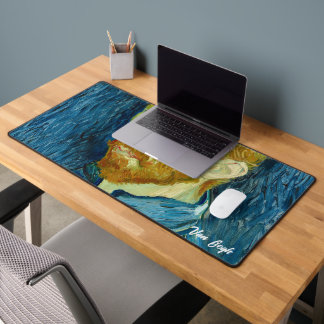Van Gogh - Self Portrait Desk Mat デスクマット
