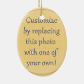 Van Gogh Self Portrait New Hairdo セラミックオーナメント (裏面)