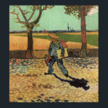 Van Gogh - Self portrait on the Road to Tarascon ポスター<br><div class="desc">This self-portrait masterpiece, titled Selfportrait on the Road to Tarascon (The Painter on His Way to Work) is made by the famous artist, Vincent van Gogh using oil on canvas. It falls under the Post-Impressionism style and was complete by van gogh in 1888. Vincent van Gogh was a Dutch post-Impressionist...</div>