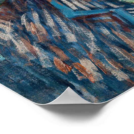 Van Gogh - Self Portrait with a Grey Felt Hat ポスター (角)