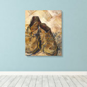 Van Gogh "Shoes" Canvas Print キャンバスプリント (インサイチュ (ウッドフロア))