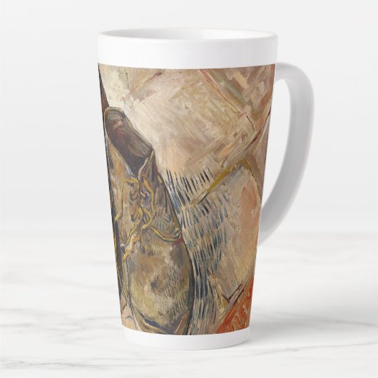 Van Gogh Shoes Latte Mug カフェラテマグ (右アングル)