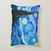 Van Gogh Starry Night アクセントクッション (裏面(縦))