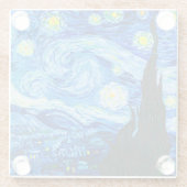 Van Gogh Starry Night ガラスコースター (裏面)