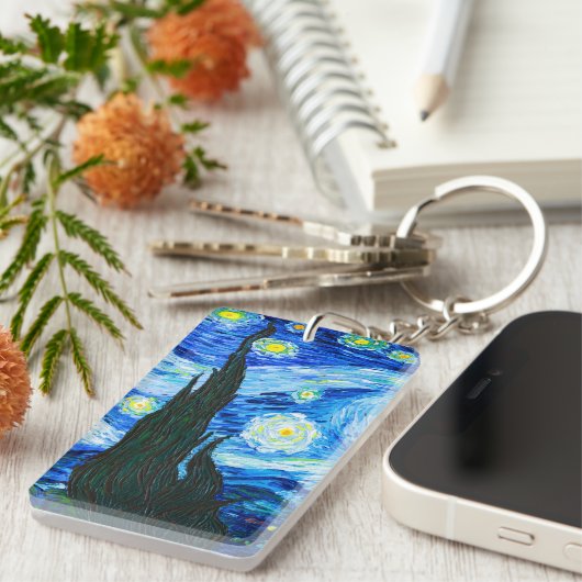 Van Gogh Starry Night キーホルダー (正面右)