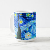 Van Gogh Starry Night コーヒーマグカップ (正面左)