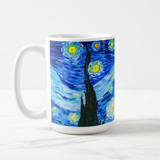 Van Gogh Starry Night コーヒーマグカップ (左)