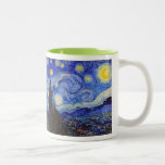 Van Gogh , “Starry Night” ツートーンマグカップ<br><div class="desc">私はVan Goghが好きな人のためにこのマグカップを作りました。</div>