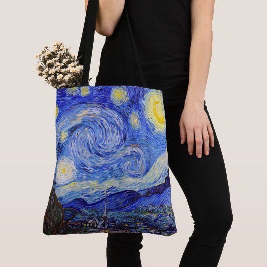 Van Gogh, “ Starry Night ” トートバッグ (クローズアップ)