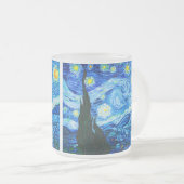 Van Gogh Starry Night フロストグラスマグカップ (正面右)