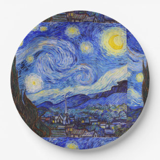 Van Gogh , “Starry Night” ペーパープレート