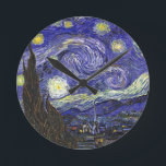 Van Gogh Starry Night ラウンド壁時計<br><div class="desc">Van Gogh Starry Night</div>