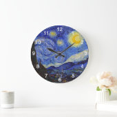 van Gogh , “ Starry Night ” ラージ壁時計 (ホーム)