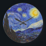 van Gogh , “ Starry Night ” ラージ壁時計<br><div class="desc">私はGoghが好きな人のためにこの壁掛け時計を作りました。</div>