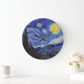 van Gogh , “ Starry Night ” ラージ壁時計 (ホーム)