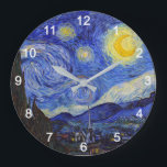 van Gogh , “ Starry Night ” ラージ壁時計<br><div class="desc">私はGoghが好きな人のためにこの壁掛け時計を作りました。</div>