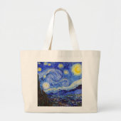 Van Gogh, “ Starry Night ” & “ Café Terrace ” ラージトートバッグ (正面)