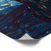 Van Gogh Starry Night Classic Impressionism Art ポスター (角)