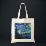 Van Gogh Starry Night. Impressionism vintage art トートバッグ<br><div class="desc">Van Gogh "The Starry Night" tote bag.</div>